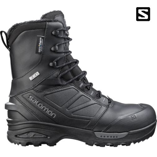 Black Salomon Toundra Forces CSWP Women's Tactical Boots | IE RL3906